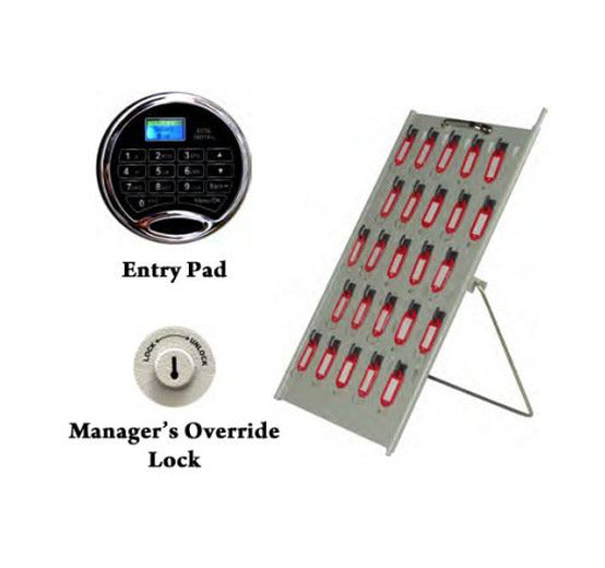 Secuguard AP-534EK electronic key cabinet interior