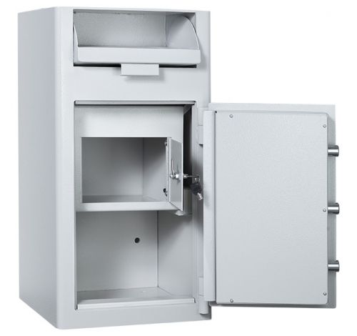 Guardall FLD2-IC front loading deposit safe side view