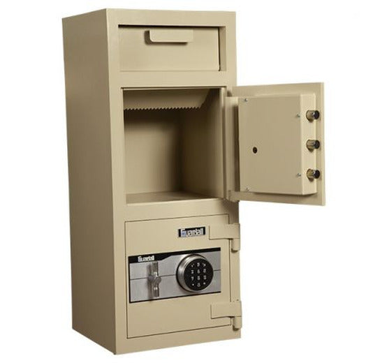 Guardall FLD5 front loading deposit safe interior