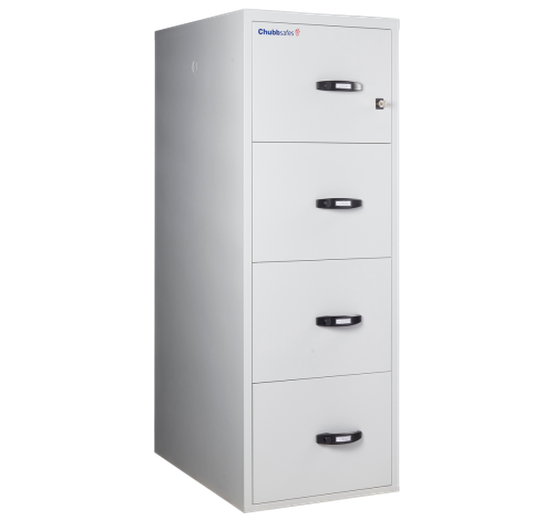 Chubbsafes Fire File 4 drawer 31 inch filing cabinet front view