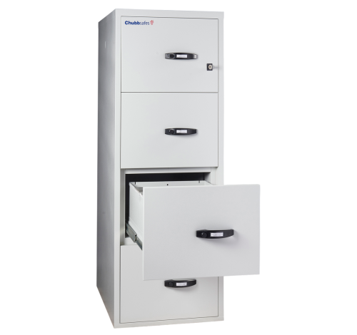 ChubbSafes Fire File 4 Drawer 31" Filing Cabinet