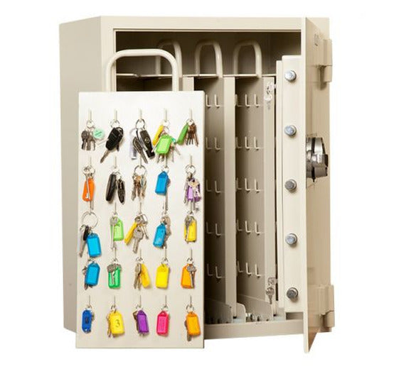 Guardall GSK4-LGB high security key safe side view