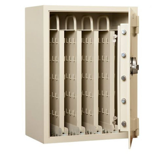 Guardall GSK4-LGB high security key safe rear view