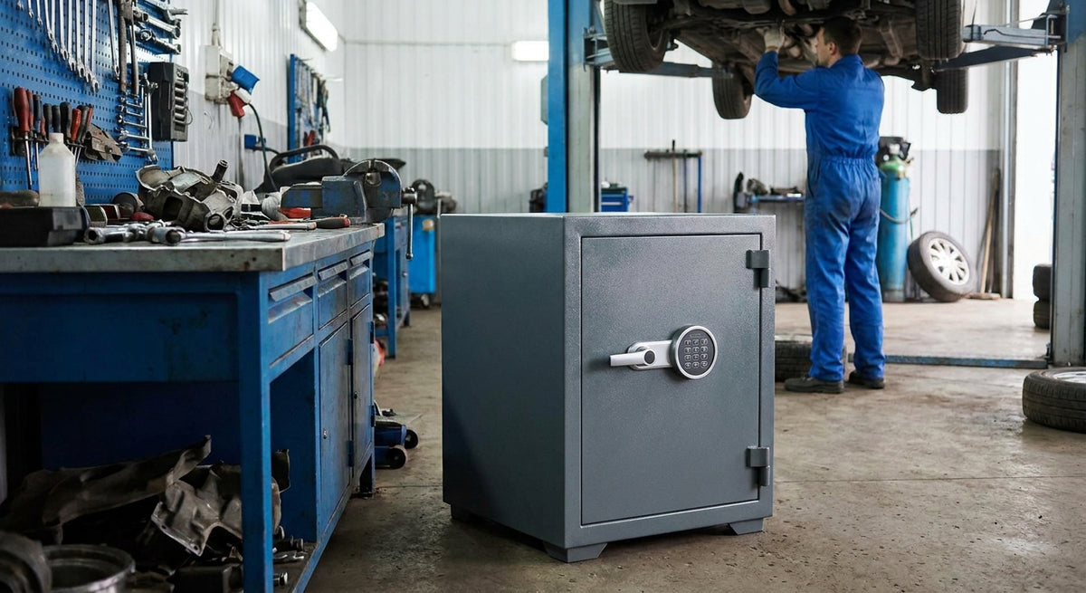 Safes for auto repair workshops and mechanics