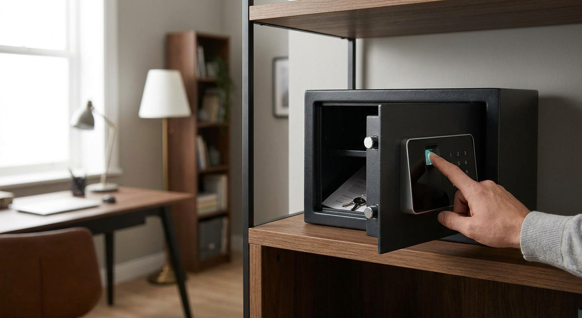 Biometric safes for quick home access