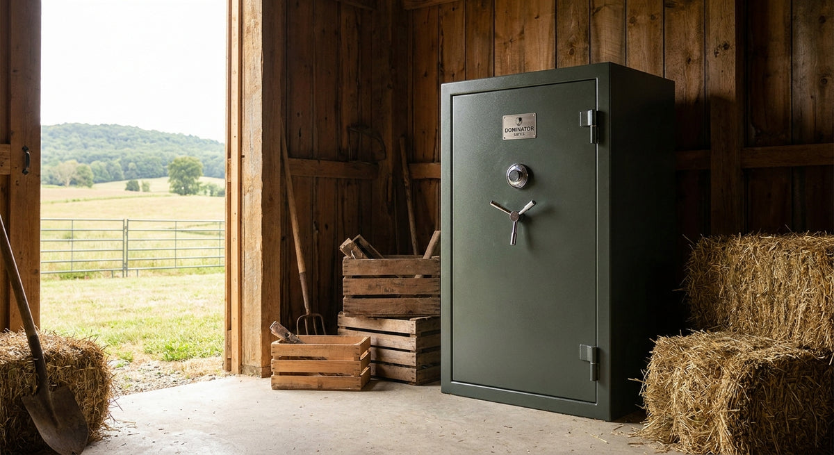 Dominator safes for rural property storage