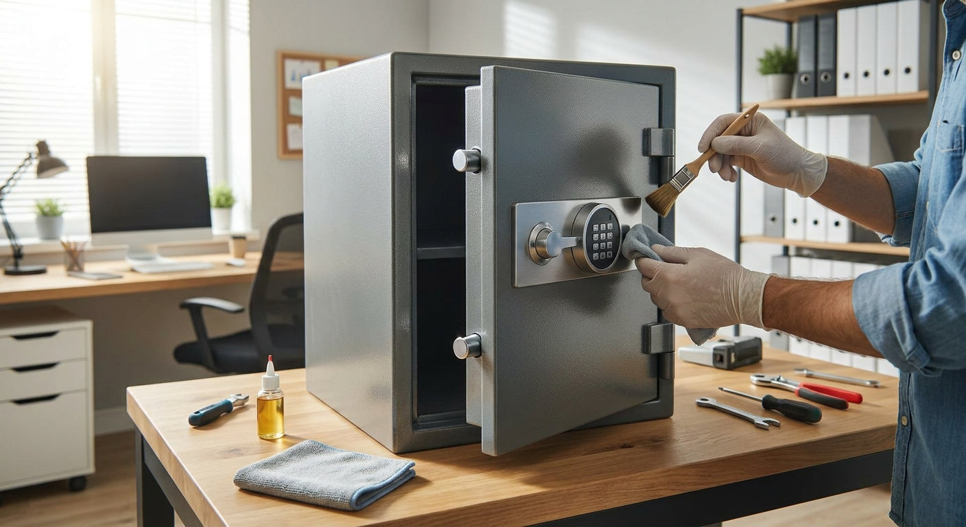 How to maintain and service a home safe