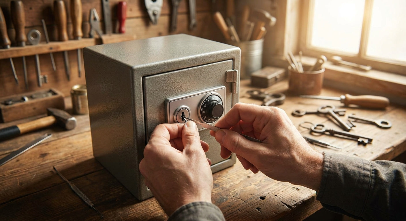 How to pick a safe when you lose the key