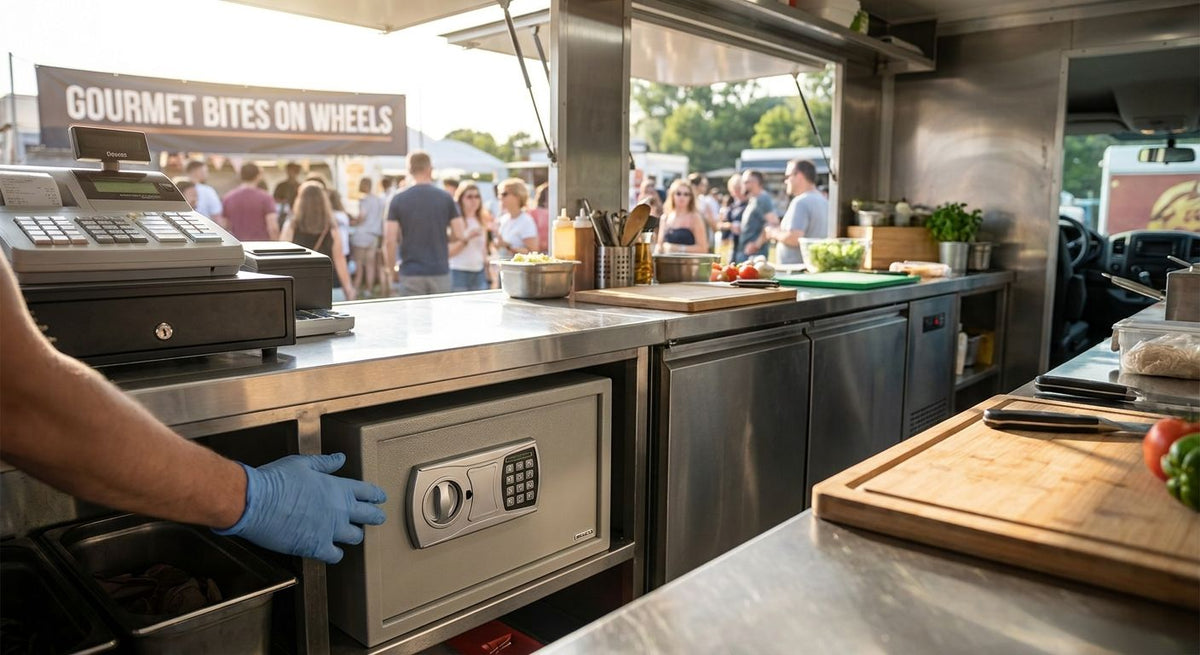 Safes for food trucks and mobile catering businesses