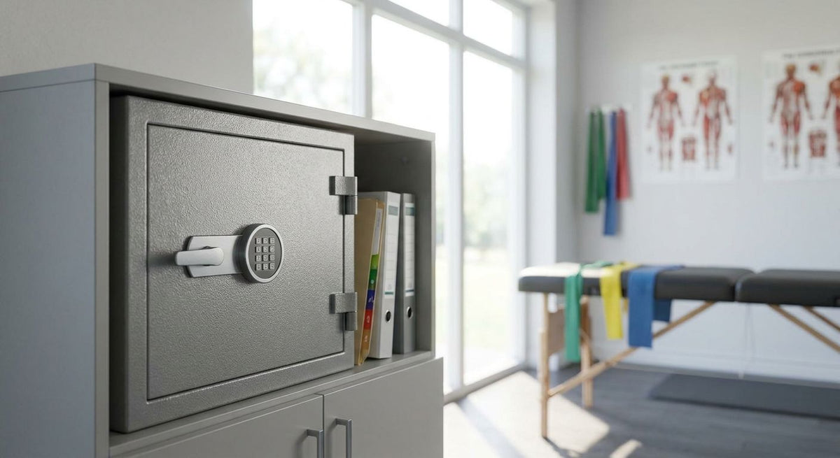 Safes for physiotherapy and chiropractic clinics