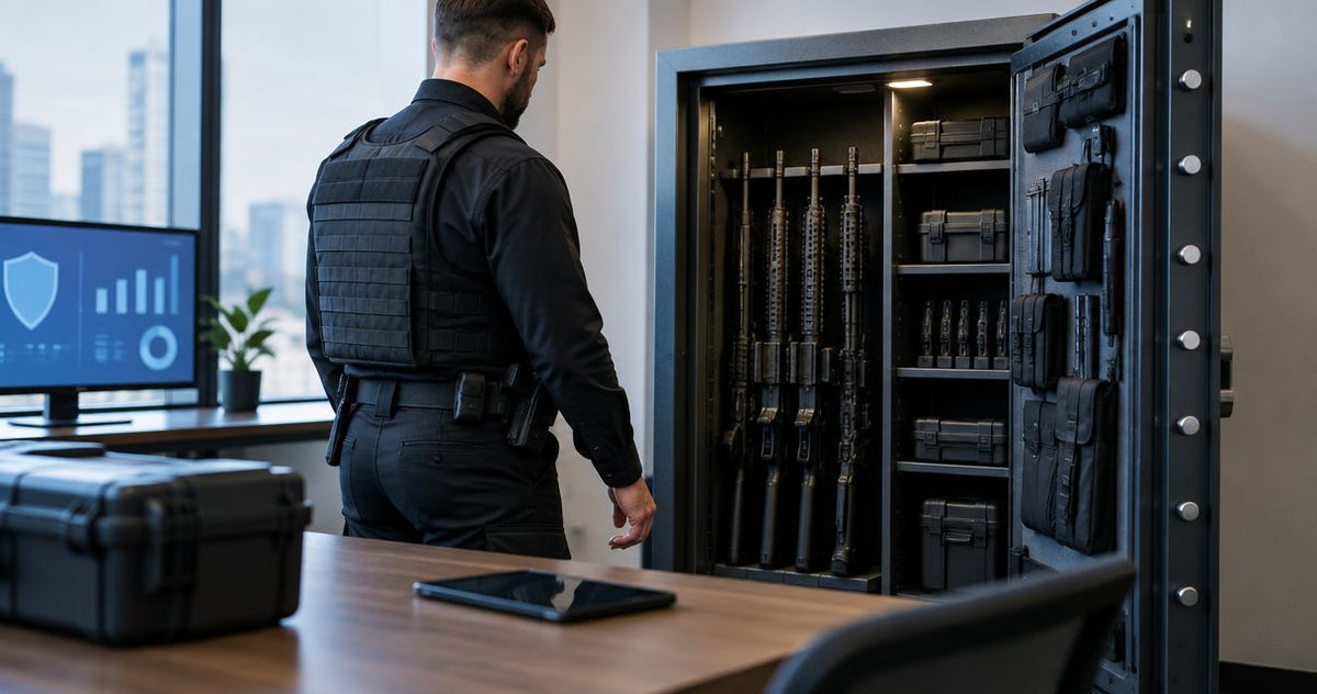 Gun safes for private security firms: complete 2026 guide