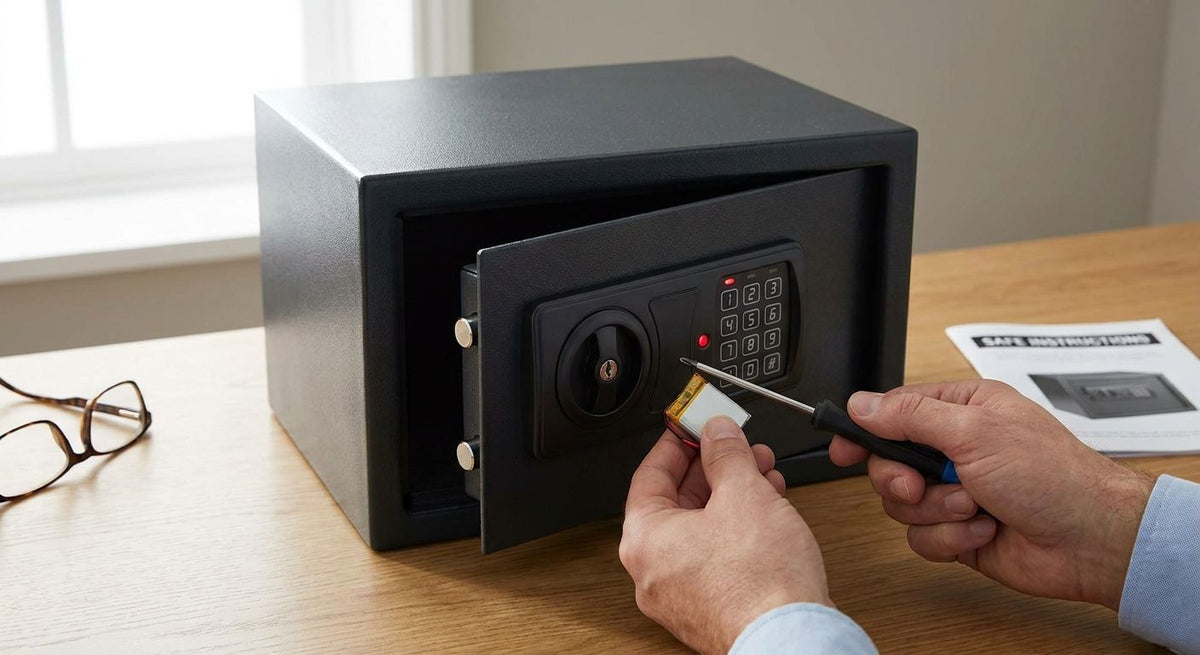 How to open a safe when the battery dies