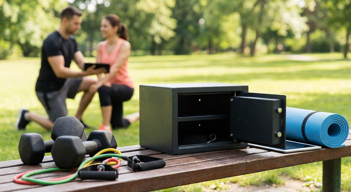Safes for personal trainers and mobile fitness businesses