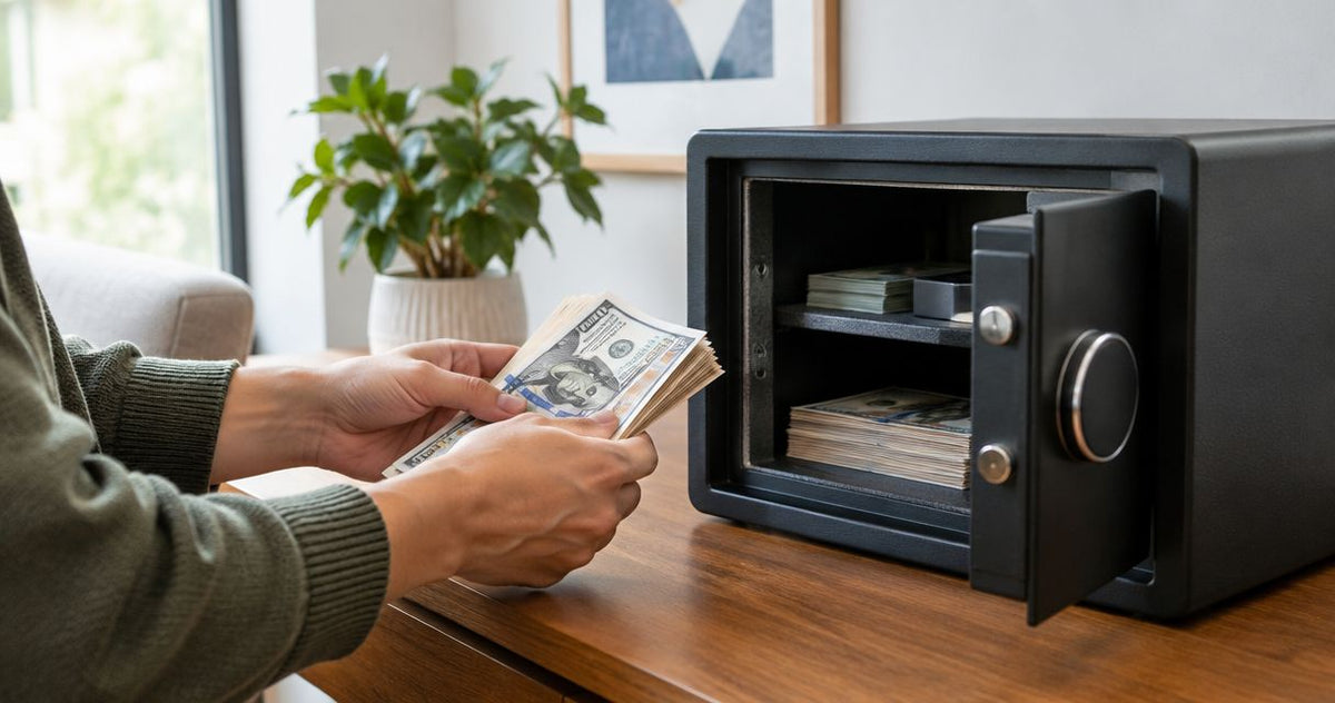 How much cash can I legally keep in a home safe?