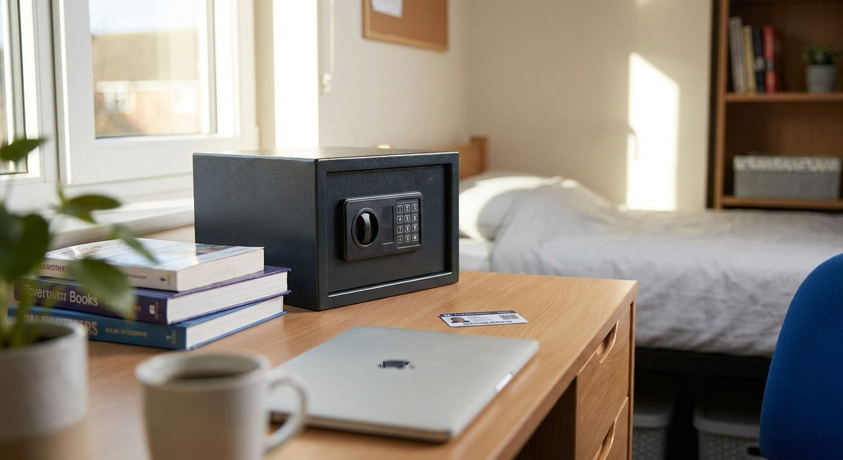 Safes for university dorm rooms and student housing
