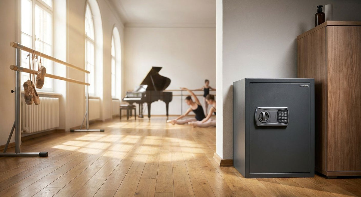 Safes for dance studios and performing arts schools