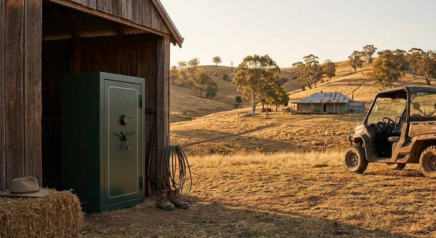 Gun safes for hobby farmers and rural properties
