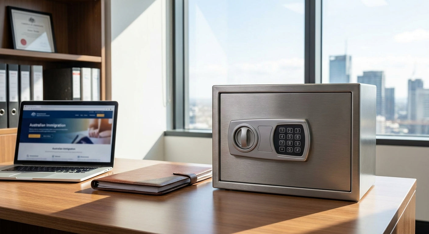 Safes for immigration and migration agents
