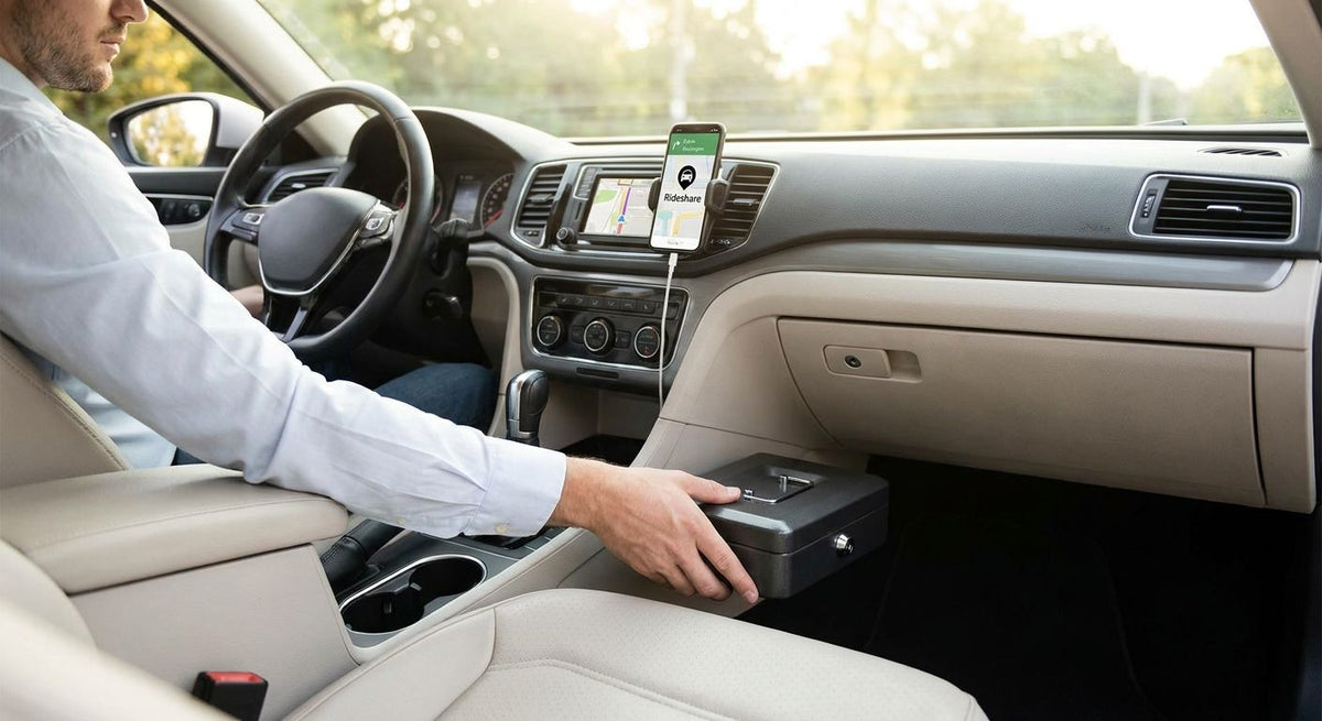 Safes for rideshare and taxi drivers