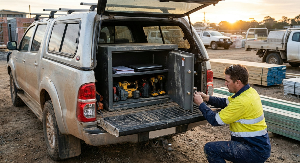 Vehicle safes for tradies and work utes