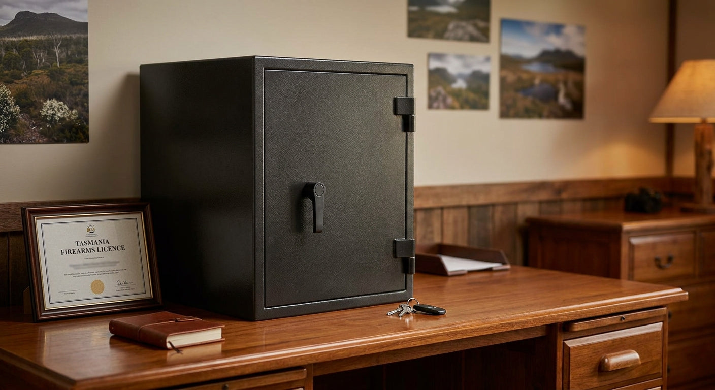 Gun safes for Tasmania firearms licence compliance