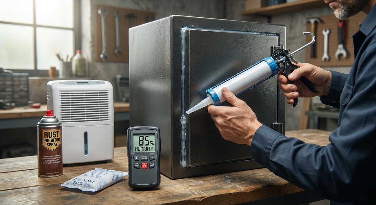 How to weatherproof a safe in humid climates