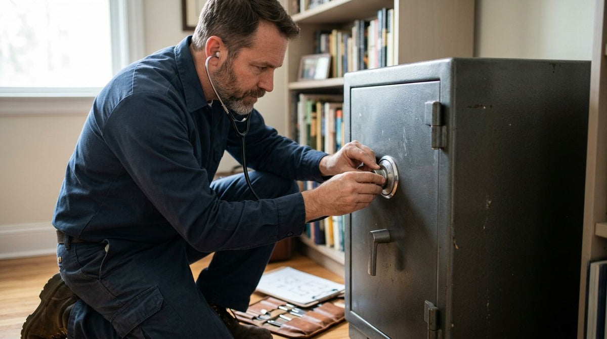 How much does a locksmith charge to open a safe?