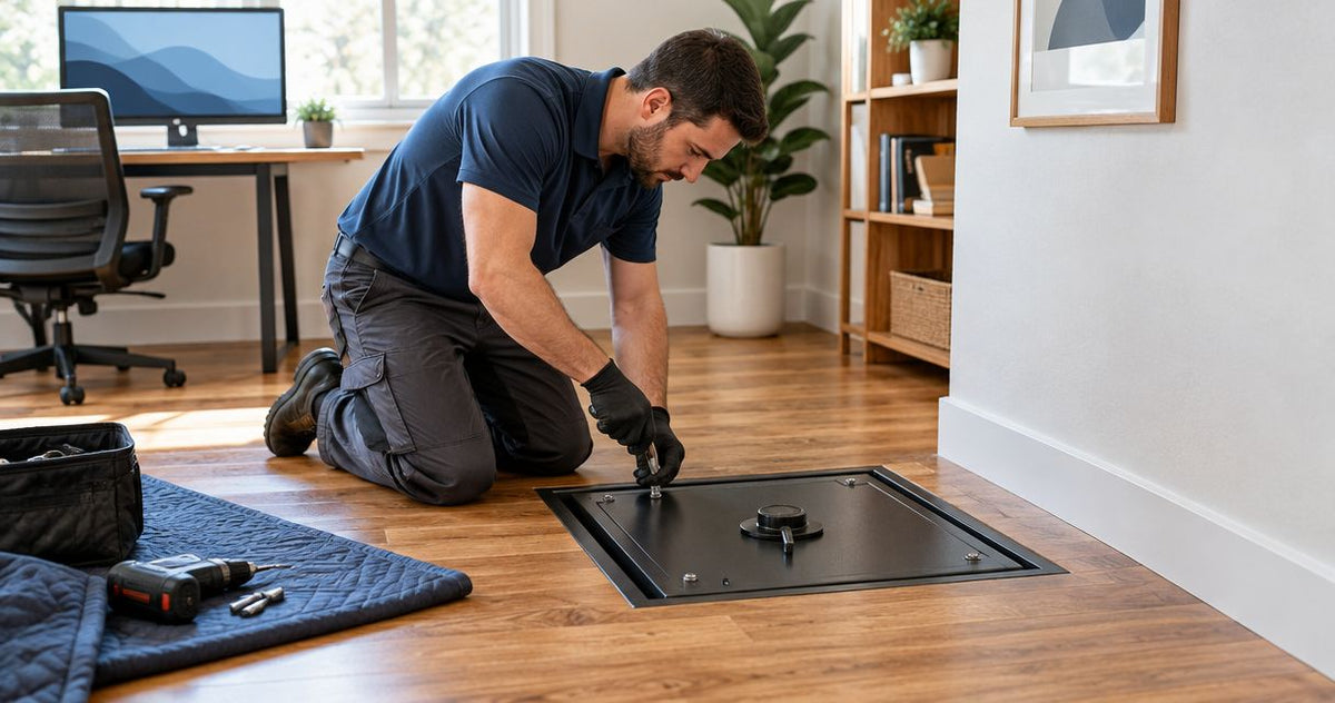 How long does it take to install a floor safe?