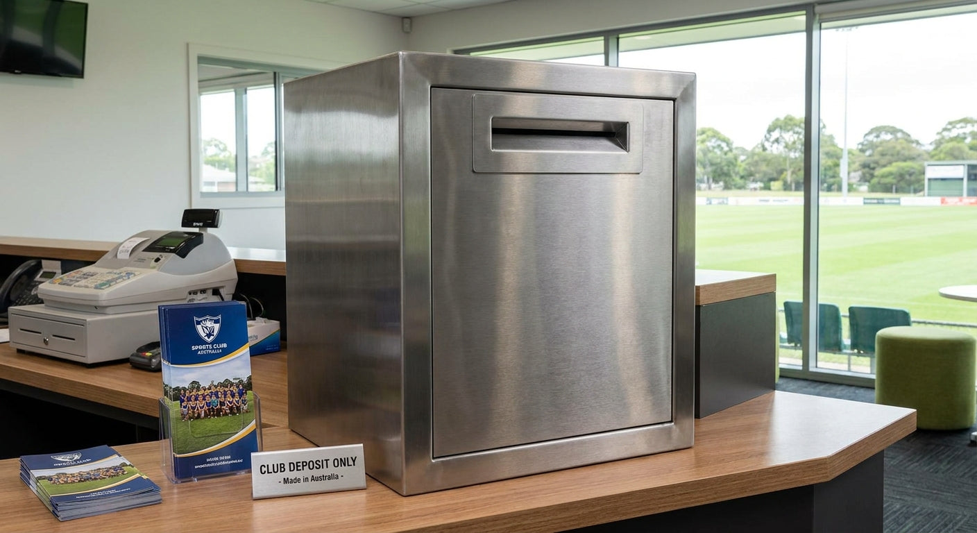 Deposit safes for sports clubs and recreation centres