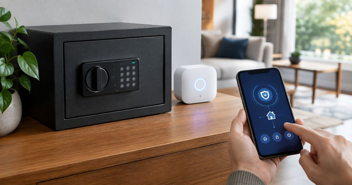How to connect a digital safe lock to your home alarm system