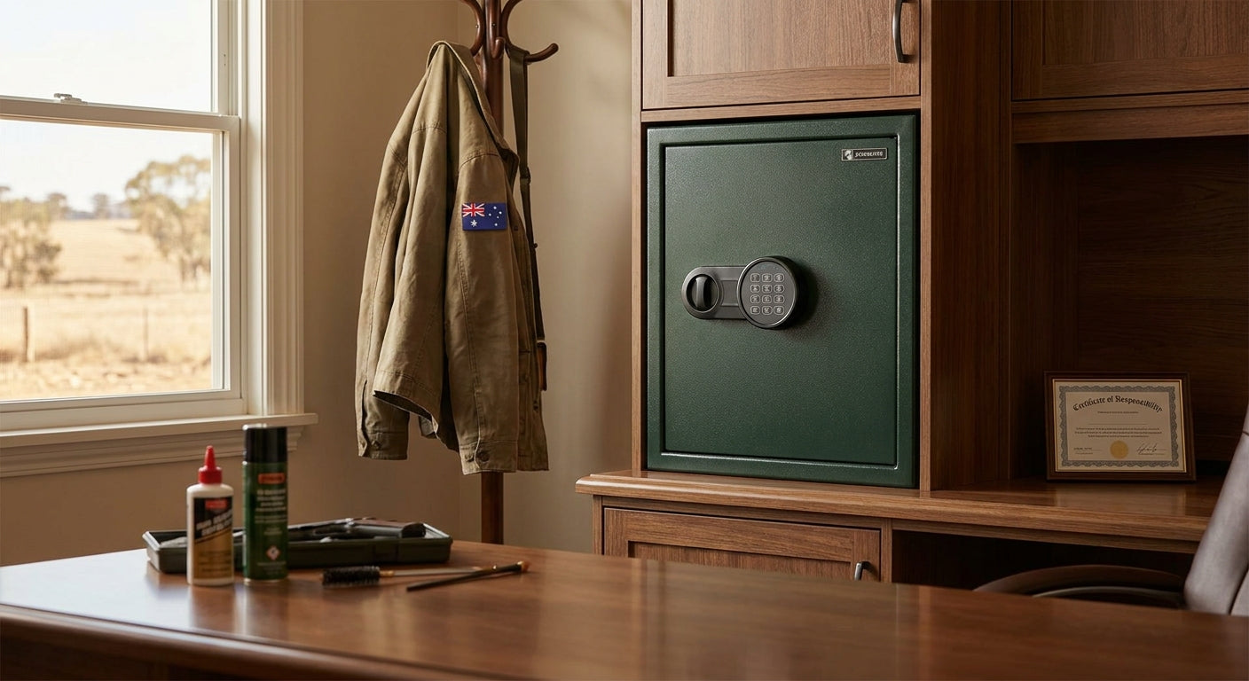 How to store firearms safely at home in Australia