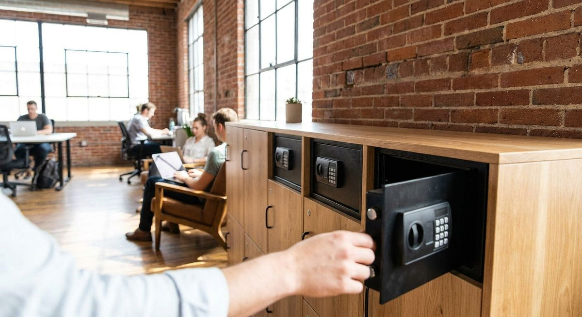 Safes for co-working spaces and shared offices