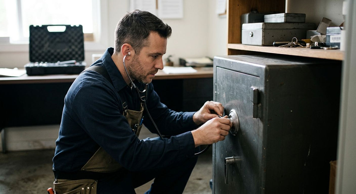 Can a locksmith open a safe in an emergency?