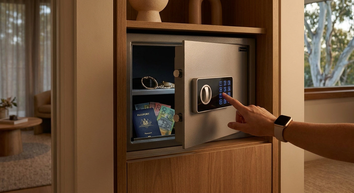 Home safes with digital keypad in Australia