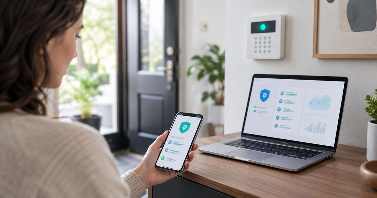Automatically log safe access when your alarm system arms