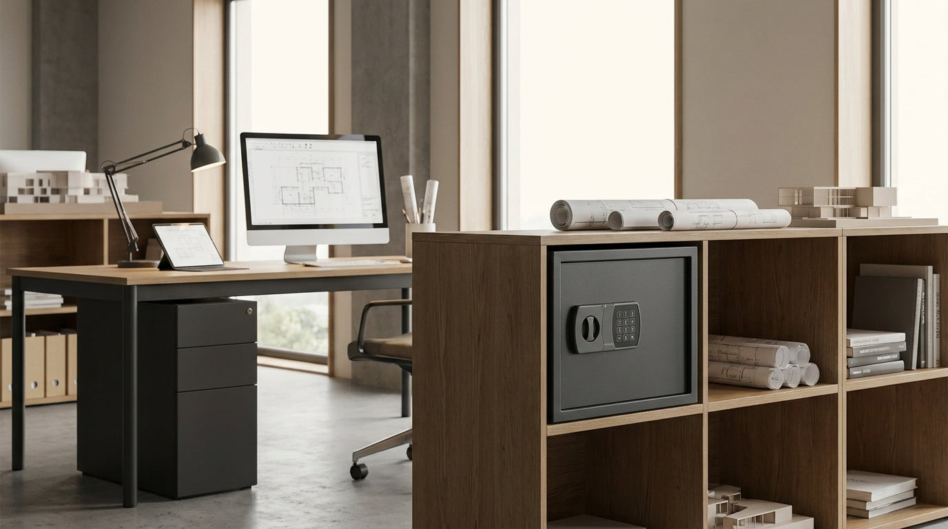 Fireproof safes for architects and design studios