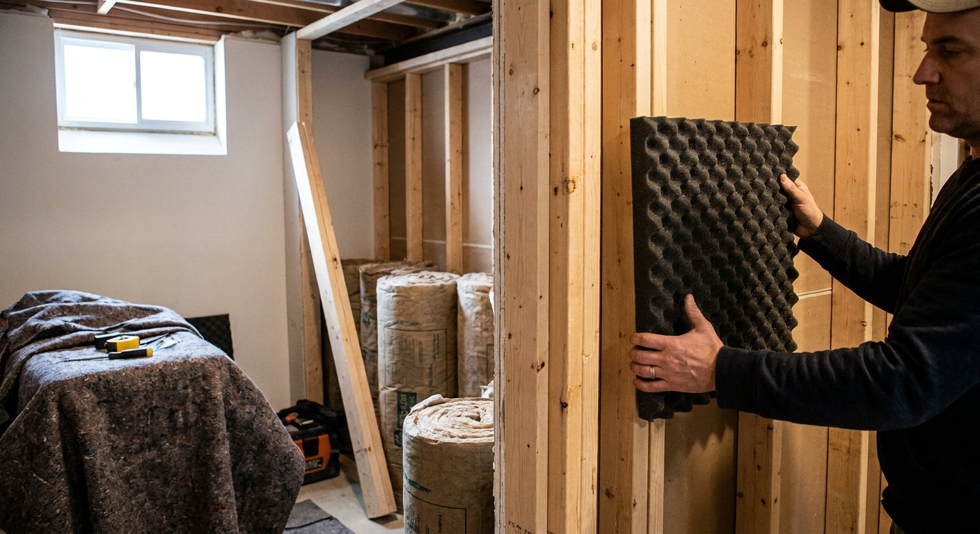 How to soundproof a safe room at home