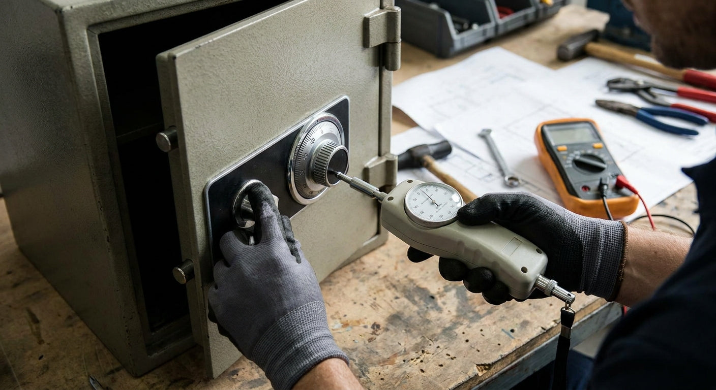 How to test safe lock mechanism reliability