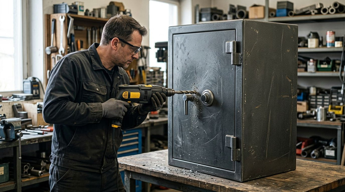 Can you drill through a safe?