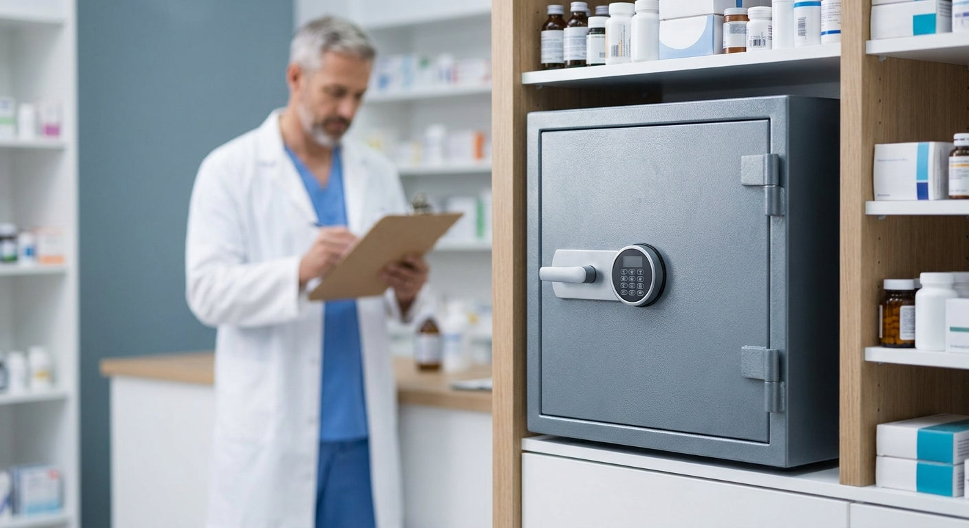 Drug safes for medical practices and pharmacies