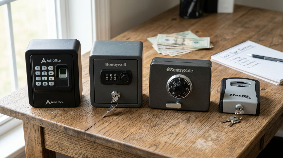 Best money lock boxes ranked by lock type in 2026