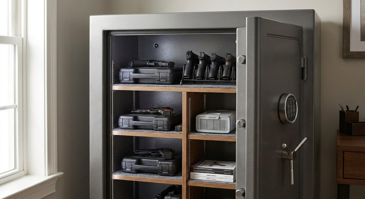How to store multiple handguns safely