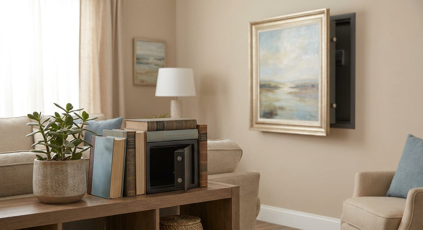 How to hide a safe in your home