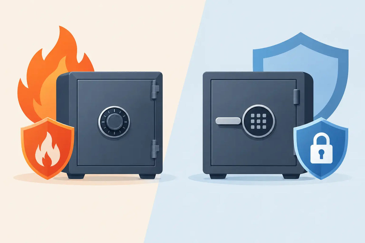 Fire Safe Versus Security Safe: Which Fits?