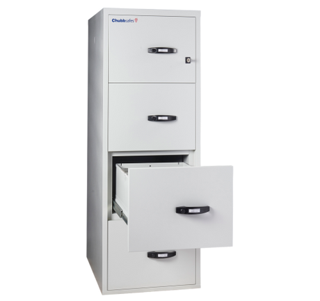 ChubbSafes Fire File 4 Drawer 31" Filing Cabinet